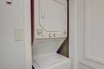 In unit washer and dryer on the first level for added convenience
